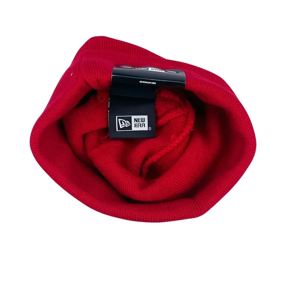 Supreme x New Era FW20 Cross Box Logo Beanie Red - Picture 4 of 5